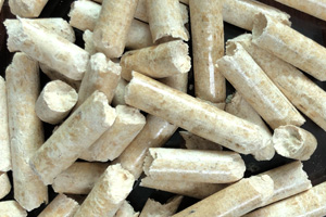 Pine wood pellets for biomass fuel